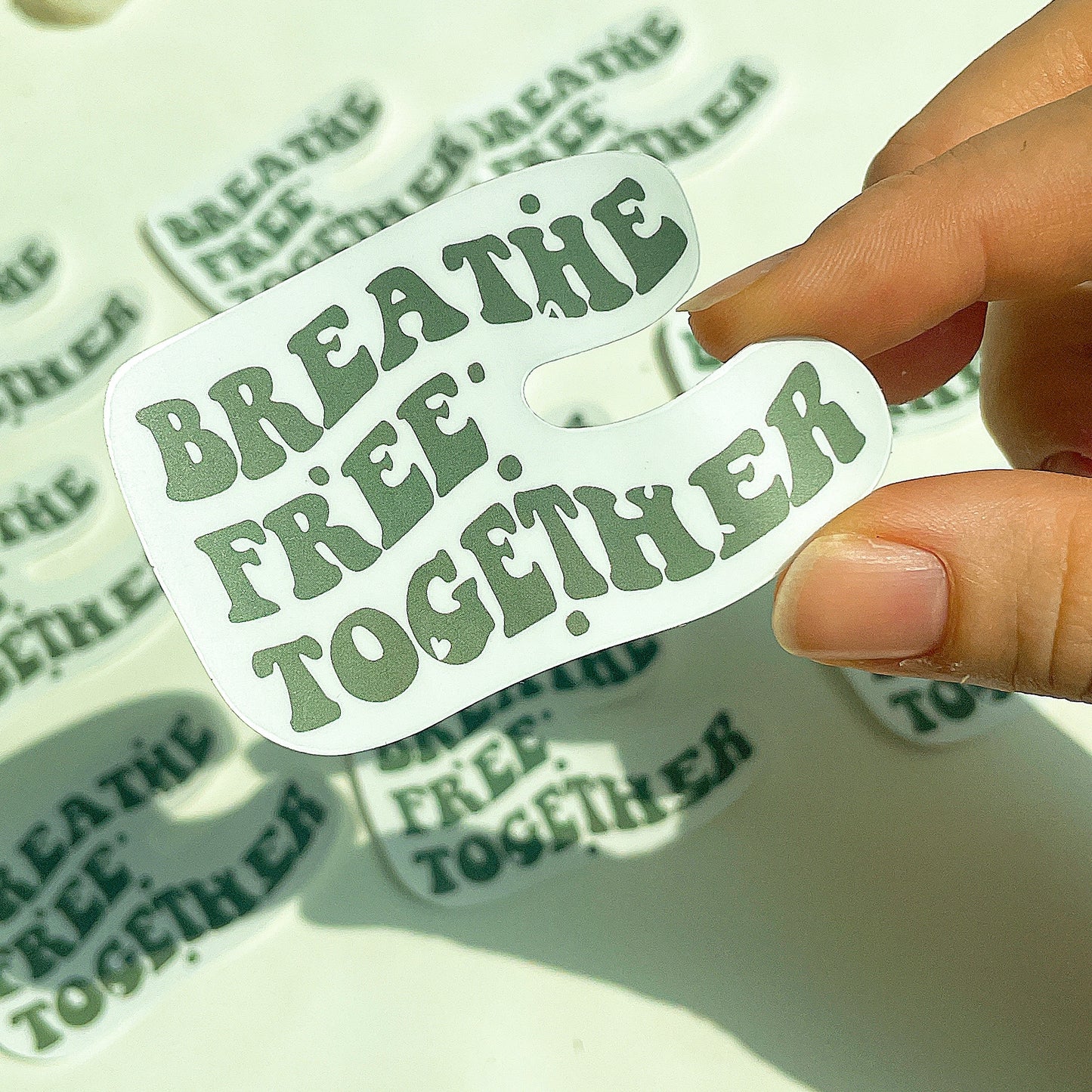 BREATHE FREE TOGETHER sticker