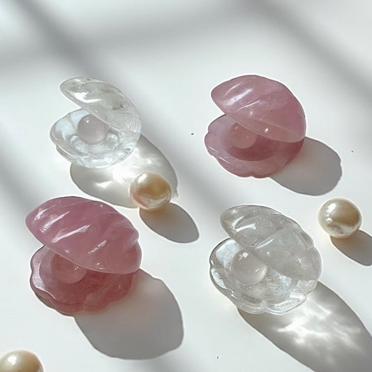 Ocean's Whisper Crystal Shell orament