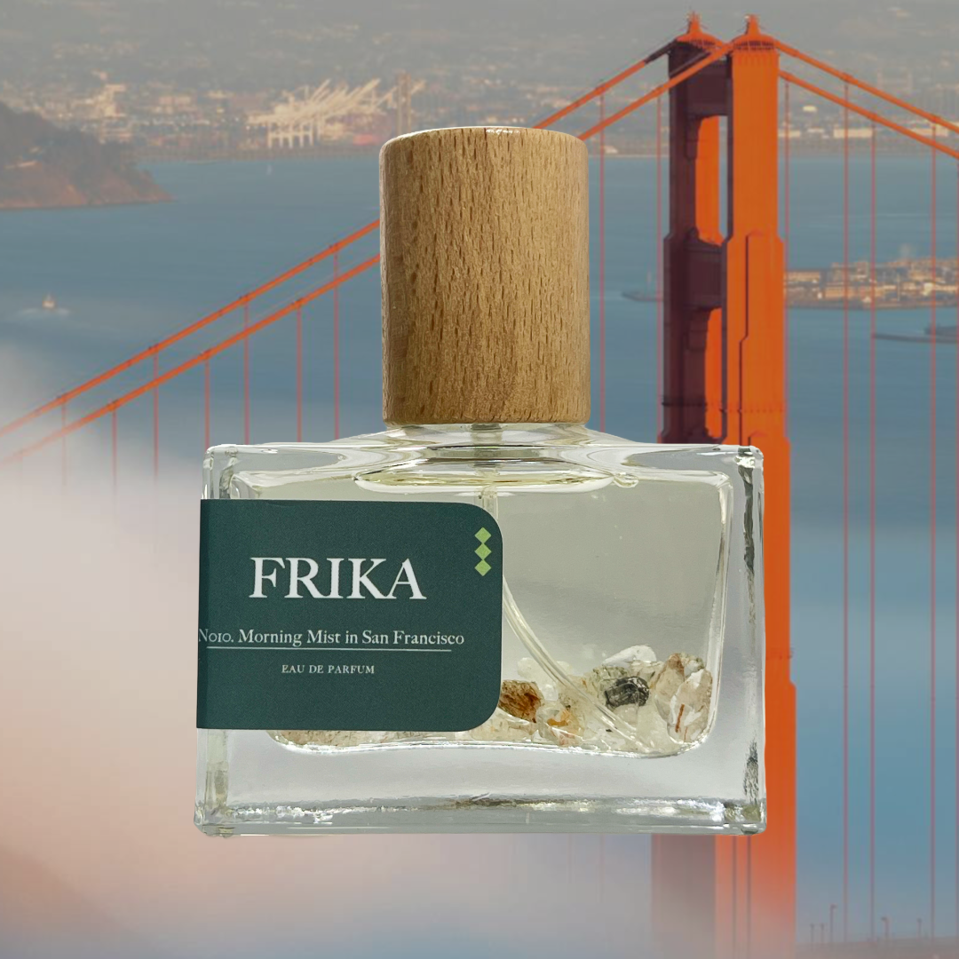 NO.010 Morning Mist in San Francisco crystal-infused Parfume