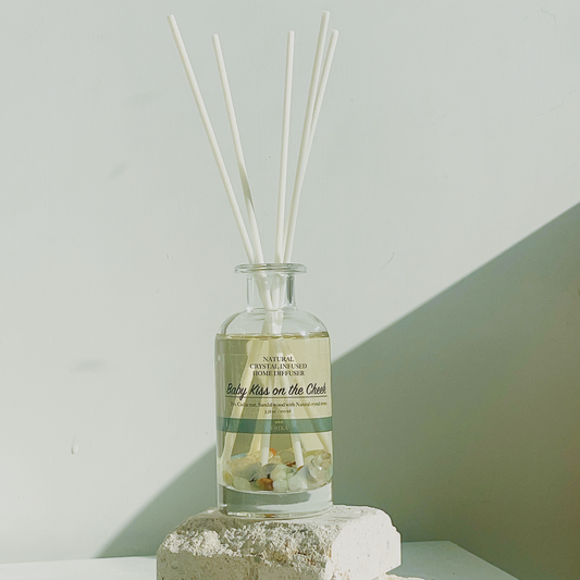 Baby kiss on the CHEEK  Natural crystal infused home diffuser 100ml