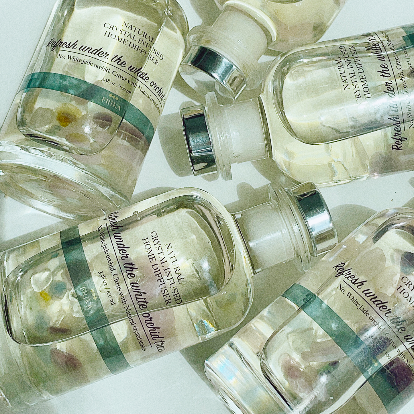 Refresh under the white orchid tree邂逅清新白蘭花樹天然能量水晶香薰座