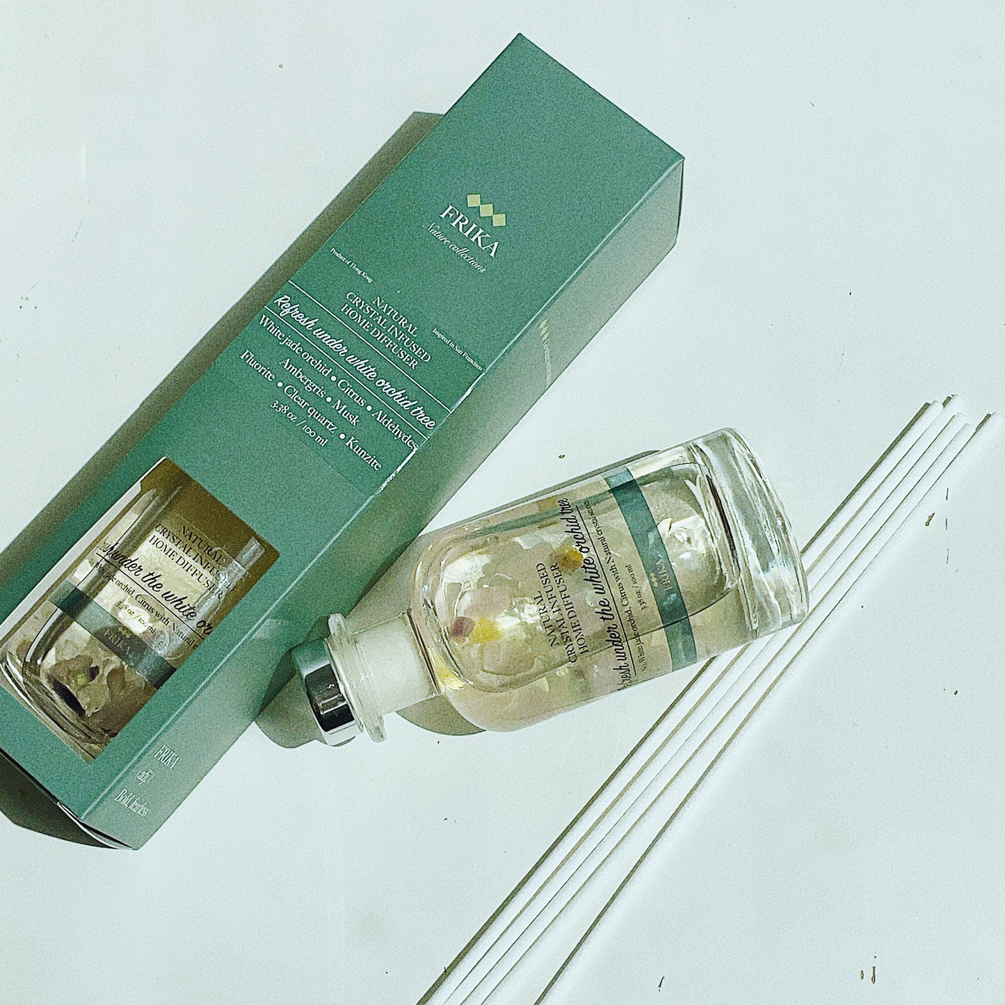 Refresh under the white orchid tree邂逅清新白蘭花樹天然能量水晶香薰座