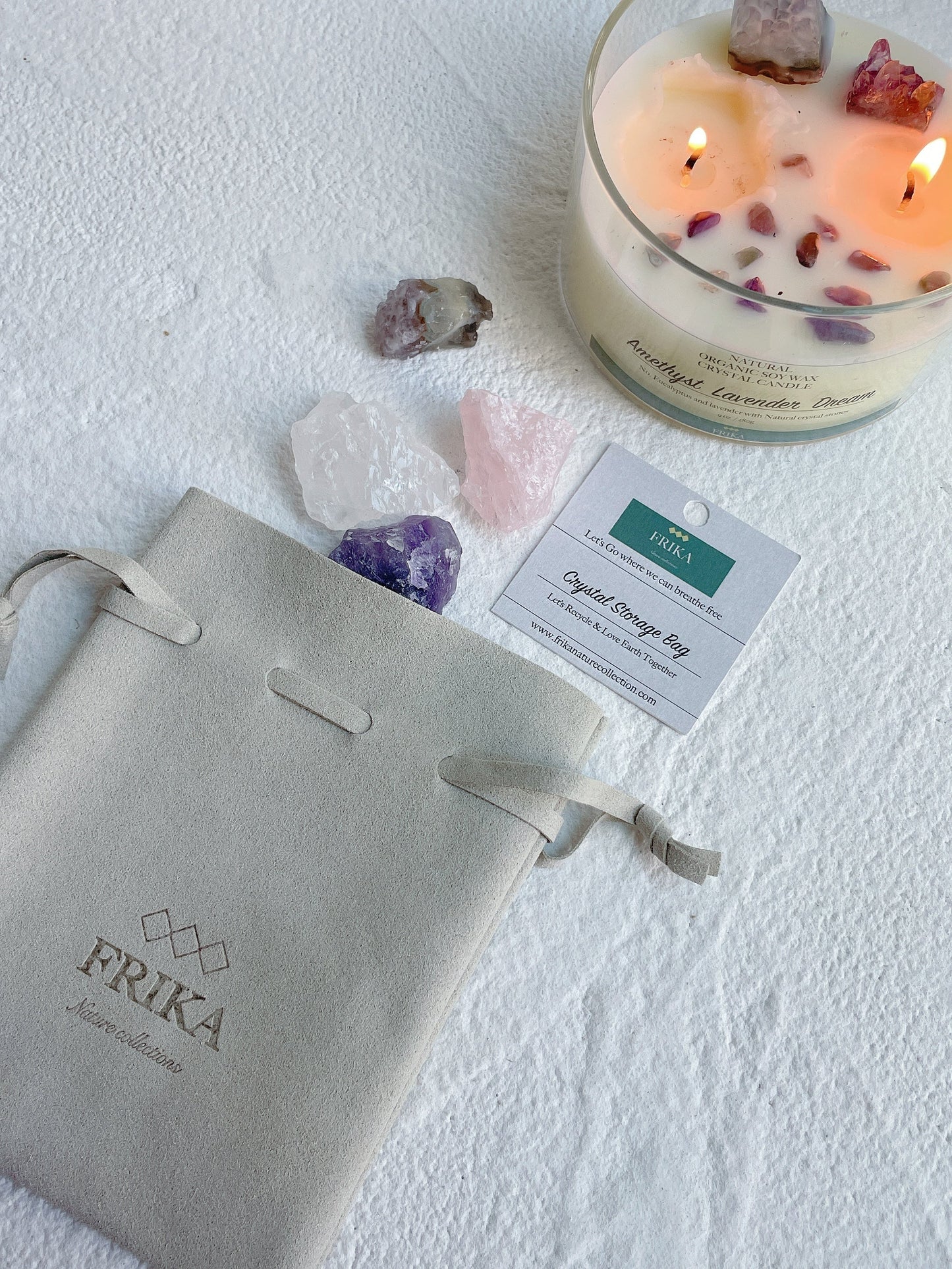 Its Part of the Process 鼠尾草與海鹽100%有機天然大豆木燭芯香薰蠟燭(附贈楠竹水晶夾) 200g<br>