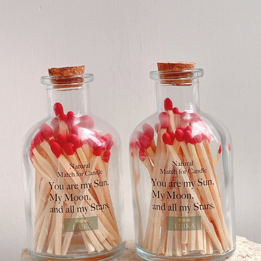 *Valentine Edition* Match Jar for candle 50pc/jar