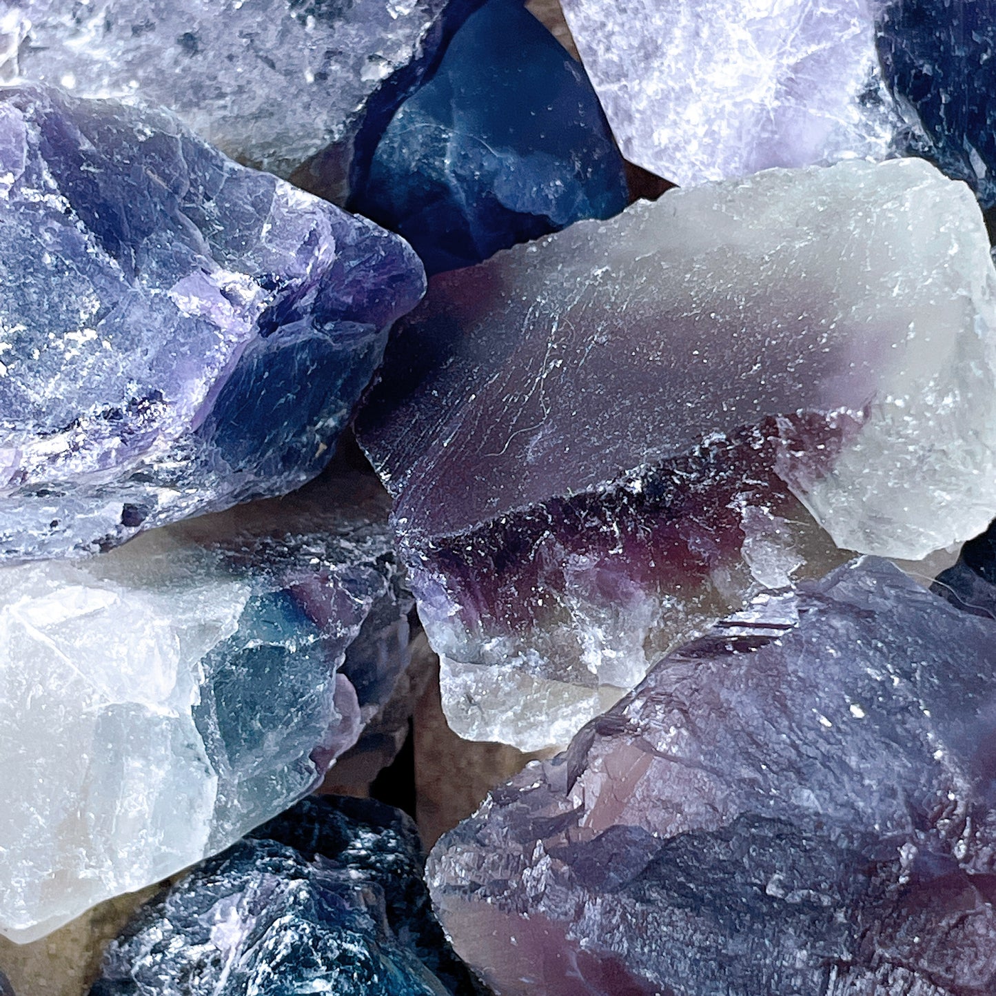Everything happens for a reason- Dark Fluorite Stone Jar