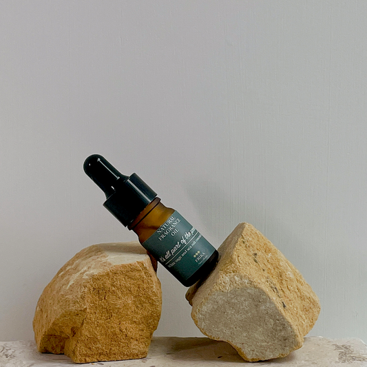 It's all part of the process, White sage and sea salt fragrance essential oil