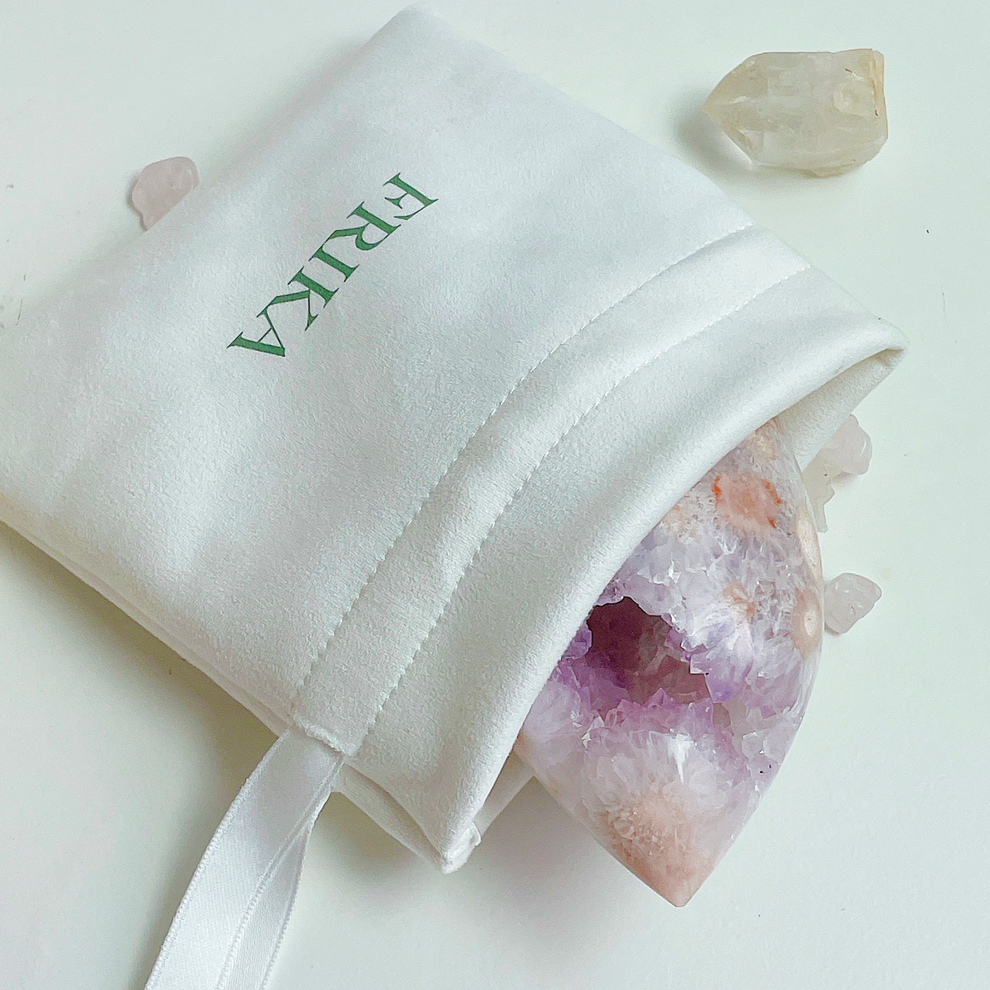 Pink Amethyst agate Freeform Crystal Geode Point