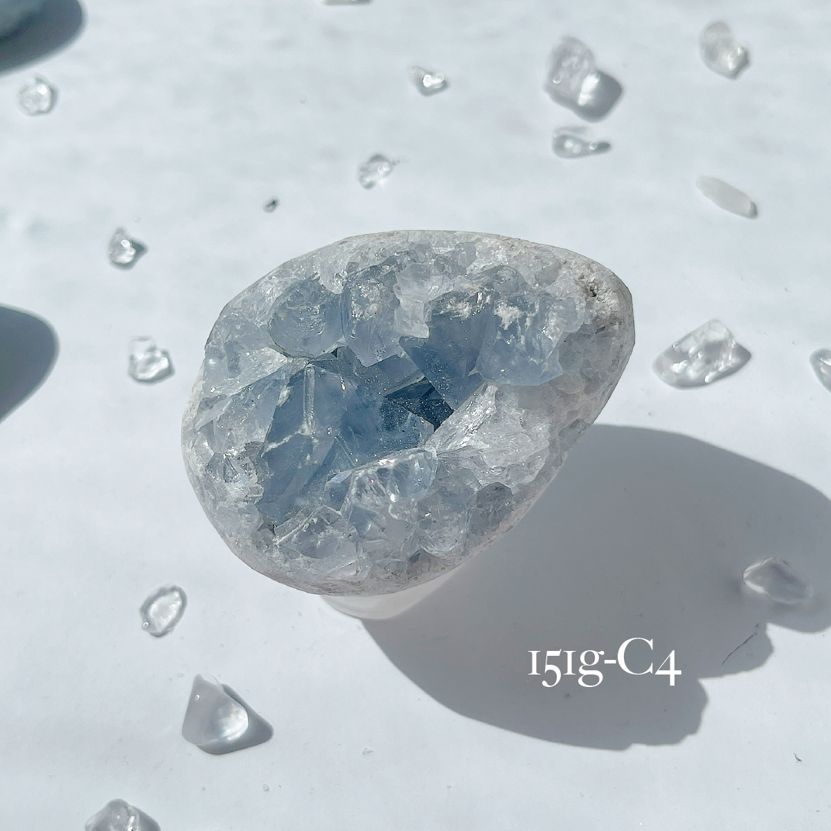 Madagascar Celestine geode