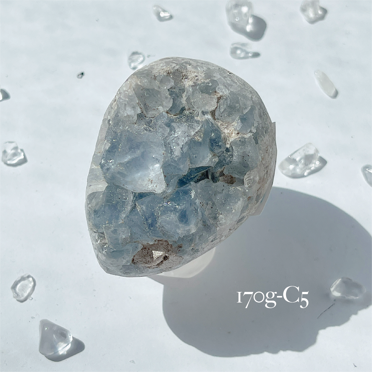 Madagascar Celestine geode