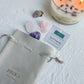 Unwind in the Pine Forest Natural crystal stone candle with Crystal bamboo clip 280g