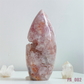 Pink Amethyst agate Freeform Crystal Geode Point