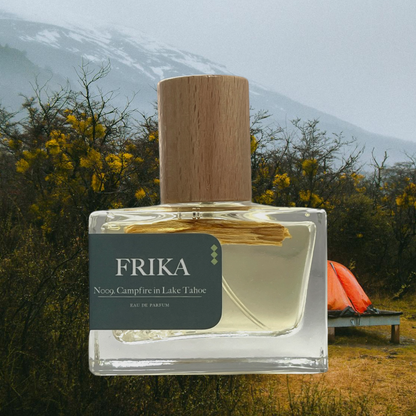 NO.009  Campfire in Lake Tahoe crystal-infused Parfume