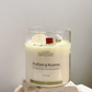 Its all Part of the Process Natural crystal stone candle with Crystal bamboo clip 200g