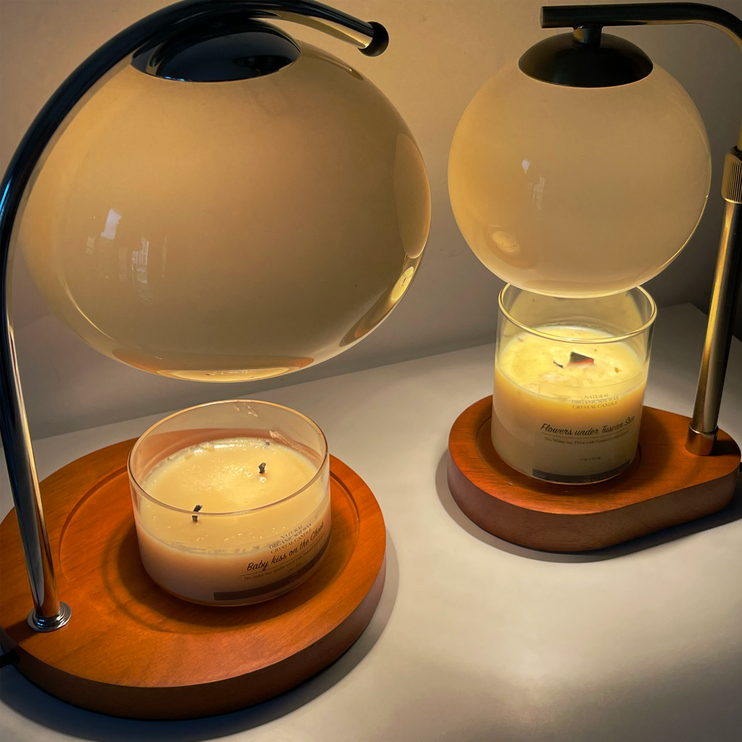 <tc>豐饒之月吹製燈罩融燭燈</tc>