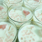 Pink Grapefruit Paradise Natural Crystal Stone candle with Crystal bamboo clip 200g