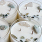 Its all Part of the Process Natural crystal stone candle with Crystal bamboo clip 200g